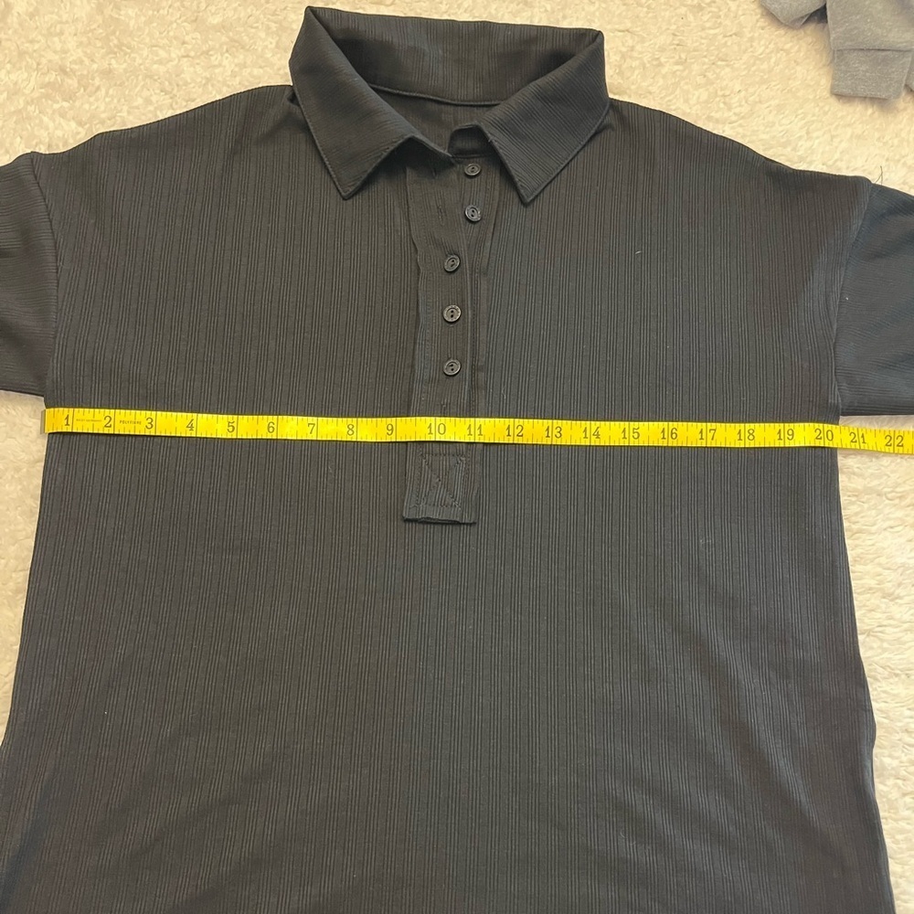 NWOT Ribbed Polo - Picture 4 of 8